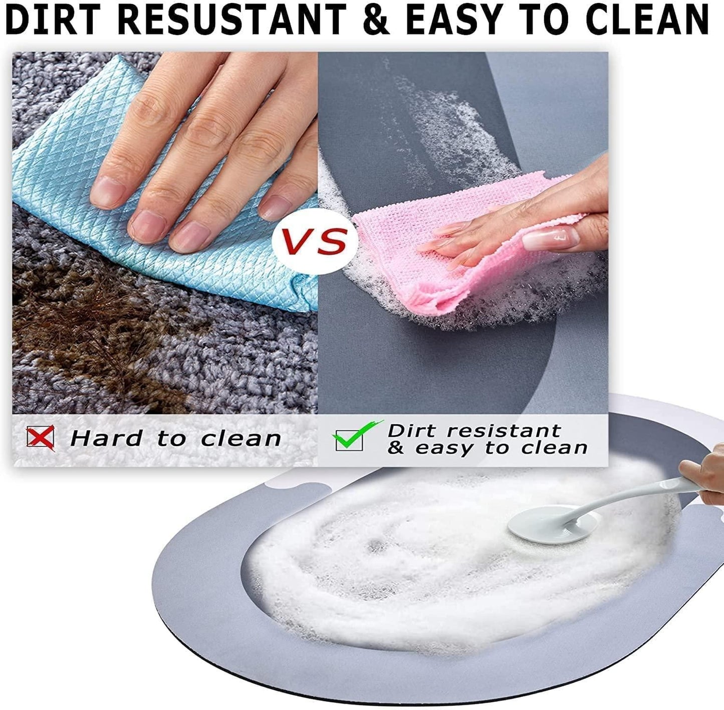 Super Absorbent Quick-Dry Doormat – Buy 1 Get 1 FREE | Anti-Slip, Ultra-Soft & Fast Drying (60×40 cm)