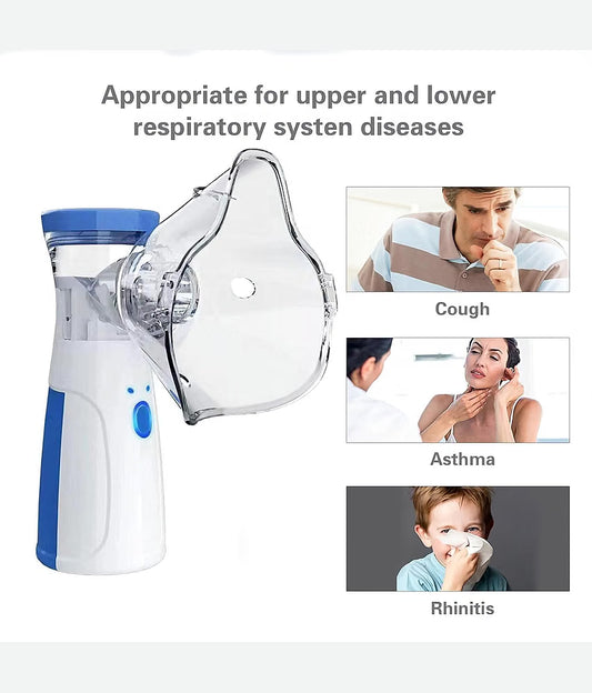 Portable Mesh Nebulizer – Fast, Silent Relief Anytime, Anywhere Product Description
